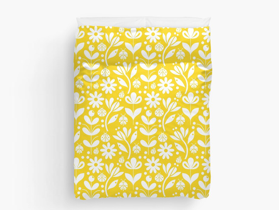 Ladybug Yellow Duvet