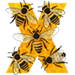 Bees letter X