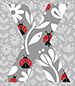 Ladybug type letter X