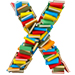 BOOKS letter X design