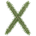 Rosemary letter X design