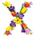 Letter X in Spring Flowers type design