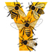 Bees letter Y