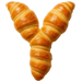 Letter Y in Croissant type design