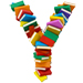 BOOKS letter Y design