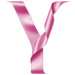 Letter Y in Ribbon type design