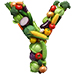 Veg type letter Y