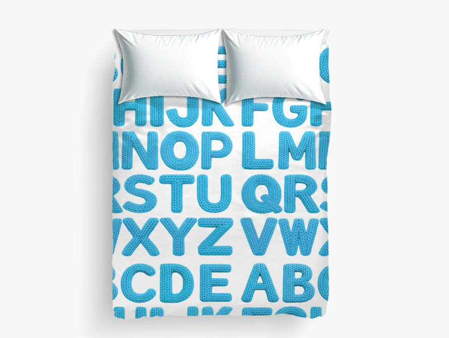 Knit Print Bedding