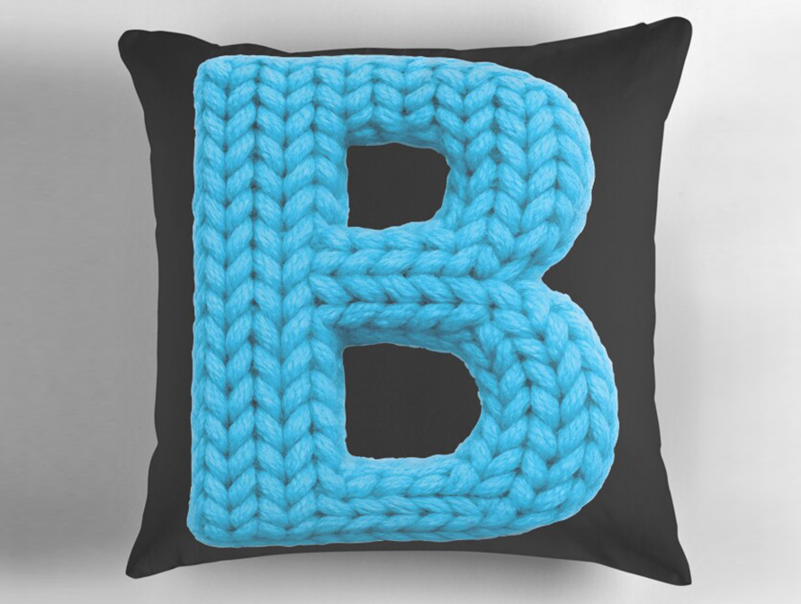 Knit Print Pillows