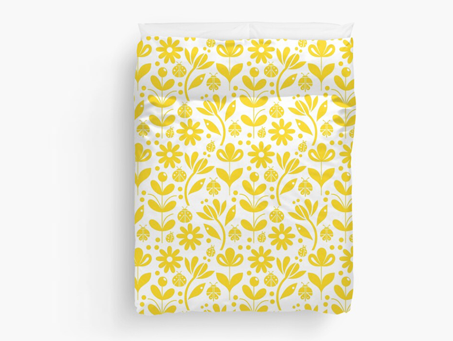 Ladybug Yellow Duvet