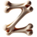 Bones letter Z design