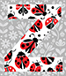 Ladybug type letter Z