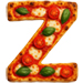 Margerita Pizza type letter Z