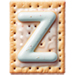 Letter Z in Pastry type design