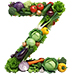 Veg type letter Z